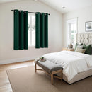 MIULEE Hunter Green Blackout Curtains - Thermal Insulated Bedroom Curtains Room Darkening Drapes for Living Room Kitchen Christmas Grommet Top Window Treatment, 40 x 54 Inches Long, 2 Panels by TinyTreasures Baby Boutique
