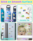 Benresive Reusable Sticker Book for Toddlers 2-4 Years, Fun Travel Stickers for Kids, Waterproof Sticker Books for Toddlers 1-3, Crafts Activities for Todddlers 1-3 2-4 3-5 - Transport by TinyTreasures Baby Boutique
