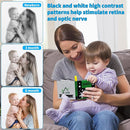 OKOOKO Soft Baby Books Black and White High Contrast 12PCS Soft Cloth Books Bath Books Crinkle Washable Non-Toxic Early Education Preschool Learning Toy for Newborns Babies Infants Toddlers Kids by TinyTreasures Baby Boutique