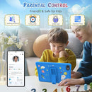 Kids Tablet 10 inch, Android 15 Tablets for Kid, Parental Control, Pre-Installed Kiddos Software & Kids Space, Includes Case & Stylus Pen, 12GB RAM 64GB ROM, 2TB Expand, HD IPS Screen(Blue) by TinyTreasures Baby Boutique