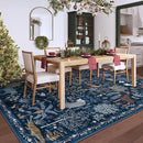 OJIA Jungle Print Rugs for Living Room 8x10 Washable Area Rugs for Bedroom, Modern Non-Slip Ultra-Thin Soft Large Carpet Non-Shedding Nursery Rug for Teens Kids Playroom Dining Room Home Decor by TinyTreasures Baby Boutique