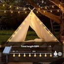 Solar String Lights Outdoor, 56FT 100LED Solar Lights with Remote, IP65 Waterproof, Solar Crystal Globe Patio Lights, 8 Light Modes, Timing, Christmas Decorations for Garden Yard by GreenHaven Gardens