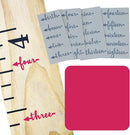 Little Acorns ADD ON - DIY Vinyl Growth Chart Ruler - Height Marker Arrows ONLY - Script - Straight by TinyTreasures Baby Boutique