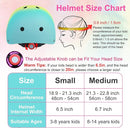 Kids Bike Helmet with DIY Stickers and Knee Pads Elbow Pads Wrist Guard Set for Ages 3-8-14 Toddler Boys Girls Helmet for Roller Skates Cycling Skateboarding Bicycle Scooter by TinyTreasures Baby Boutique