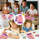 Rdfmy Friendship Bracelet Making Kit for Girls, Arts and Crafts Bracelets String Maker Kit for Kids Ages 8-12 Christmas Birthday Gifts Pink with Purple by TinyTreasures Baby Boutique