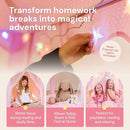 Princess Tent for Kids - 55" X 53" with Led Star Lights - Princess Toys - Toddler Play Tent Without Rug - Playhouse, Castle by TinyTreasures Baby Boutique