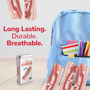 BioSwiss Bandages, Bacon Shaped Self Adhesive Bandage, Latex Free Sterile Wound Care, Fun First Aid Kit Supplies for Kids, 50 Count by TinyTreasures Baby Boutique