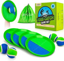 Toss and Catch Ball Set 4 Pack - Beach Toys Pool Toys Outdoor Games for Family Toddlers Kids Adults - Outside Yard Toys - Classic Birthday Gift for 3 4 5 6 7 8 9 10 11 12+ Years Old Boys Girls by TinyTreasures Baby Boutique