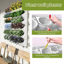 Self-Watering Wall-Mounted Vertical Planter, 36 Pots Wall Planter Indoor Vertical Living Green PlantWall Easy Installation 45''x39'' x5'' (White, 45X39 Inch 36Pcs) by GreenHaven Gardens