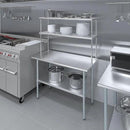 AmGood Double OverShelf Stainless Steel NSF - Many (48" Long x 14" Deep) by CozyNest Decor