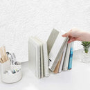 Lulonpon 6 Pieces Book Ends, Bookend, Books Ends for Shelves, Books Ends for Heavy Books, Clear Bookends, Acrylic Bookends for School, Library,Desktop Organizer and Book Shelves by CozyNest Decor