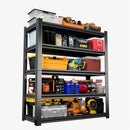 Heavy Duty 5-Tier Shelving Unit 2750LBS Capacity - Adjustable Steel Garage Shelves for Warehouse, Basement Storage(71''H x 39.4''W x 17.7''D) by GreenHaven Gardens