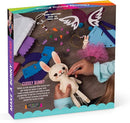 Craft-tastic – Make a Bunny Friend Craft Kit – Learn to Make 1 Easy-to-Sew Stuffie with Clothes & Accessories by TinyTreasures Baby Boutique
