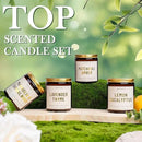 Scented Candles for Home - Lemon Eucalyptus Candle | Aromatherapy Candle Gift for Women & Men, Soy Candles for Home Scented - 7oz, Soy Wax by CozyNest Decor