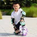 BOSONER Kids/Youth Knee Pad Elbow Pads for Roller Skates Cycling BMX Bike Skateboard Inline Rollerblading, Skating Skatings Scooter Riding Sports by TinyTreasures Baby Boutique