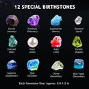 Japace Earth Science Kits for Kids Age 4-6-8-12-14, Birthstone Gemstone Dig Kit, Geology Kit with Break Your Own Geodes, Crystal Growing Experiment, Rock Mining Kit Birthday Gifts Toys for Boys Girls by TinyTreasures Baby Boutique