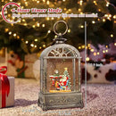 Christmas Snow Globes Lantern,Musical Snow Globe,Christmas Decorations Indoor for Home,Battery Or USB Powered,with 6 Hour Timer,Christmas Lantern for Festival Decoration,Santa Claus by CozyNest Decor
