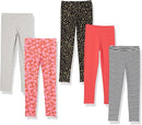 Amazon Essentials Girls and Toddlers' Leggings, Multipacks by TinyTreasures Baby Boutique