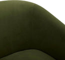 CHITA Swivel Accent Chair, FSC Certified Upholstered Velvet Barrel Chair for Living Room Set of 2, Fully Assembled, Forest Green by CozyNest Decor