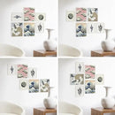 HAUS AND HUES Three 8x10, Three 11x14 - Framed White by CozyNest Decor