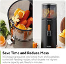 Hurom H400 Cold Press Juicer Machine, Award Winning Masticating Slow Juicer, Easy to Clean, Strainer & Hands Free with Self Feeding, Wide Mouth Hopper, Easy Assembly (White) by CozyNest Decor