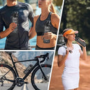 Enerbone Water Bottle, Leakproof BPA & Toxic Free, Motivational Water Bottle with Times to Drink and Straw, Fitness Sports Water Bottle with Strap for Office, Gym, Outdoor Sports by CozyNest Decor