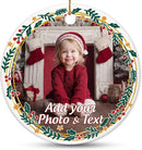 Personalized Baby Christmas Ornament 2025 - Custom New Baby Photo Ornaments - Sweet Gift for New Parents, Mom, Dad - Christmas, Birthday Gift for Babies, Boy, Girls, Family, Grandparents by TinyTreasures Baby Boutique