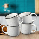 DISCOUNT PROMOS Ceramic Campfire Coffee Mugs 13 oz. Set of 10, Bulk Pack - Perfect for Tea, Espresso, Cappuccino, Hot Cocoa - White by TinyTreasures Baby Boutique