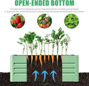 SnugNiture 4x2x2FT Raised Garden Bed Galvanized Planter Garden Boxes Outdoor, Deep Root Planter Raised Bed for Vegetables Flowers Herbs,Green by GreenHaven Gardens