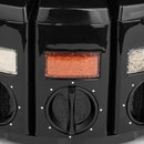Kitchen Art Spice Rack Select-A-Spice Auto-Measure Carousel 12 Compartments Black 8.75 x 8.75 x 6 inches by CozyNest Decor