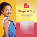 BioSwiss Bandages, Assorted Size Gradient Print Self Adhesive Bandage, Latex Free Sterile Wound Care, First Aid Kit Supplies for Kids and Adults, 60 Count by TinyTreasures Baby Boutique