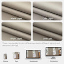 Joydeco 100% Blackout Pleated Curtains, Linen Window Curtains 2 Panel Sets 108 inches Long, Thermal Insulated Darkening Drapes for Bedroom(Cobblestone,40'' Wx108'' L) by CozyNest Decor