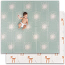 JumpOff Jo - Extra Large Waterproof Foam Padded Play Mat for Infants, Babies, Toddlers, Play Pens & Tummy Time, Foldable Activity Mat, 77 x 70 x 0.6 inches by TinyTreasures Baby Boutique
