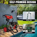 Gas Pressure Washer, 3950 PSI and 2.6 GPM, 7HP Engine with Copper Pump, 25FT Hose and Foam Cannon, 4 Nozzles, for Cars, Driveways, Fences by GreenHaven Gardens