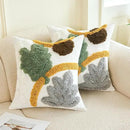HOdo Home 18x18 Throw Pillow Covers, 2PCS Tufted Boho Jacquard Pillow Covers,Farmhouse Decorative Pillow Cover,Pillow Cases for Couch Sofa Bed Stylish Decor, Simple Textured Cushion Sham by CozyNest Decor