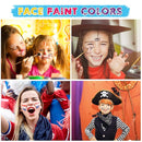 Maydear Face Painting Kit for Kids with 12 Colors Safe and Non-Toxic Large Water Based Face Body Paint, Professional Face Paint Kit - 10 Matte+2 Glitter by TinyTreasures Baby Boutique