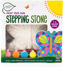 Creative Roots Mosaic Butterfly Stepping Stone Kit, Includes 7-Inch Ceramic Stepping Stone & 6 Vibrant Paints, Paint Your Own Stepping Stone, DIY Stepping Stone for Kids Ages 8+ White by TinyTreasures Baby Boutique