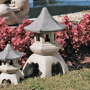 Design toscano ng29870 asian decor pagoda lantern indoor/outdoor statue, 11 inches wide, 11 inches deep, 17 inches high, handcast polyresin, two tone stone finish by GreenHaven Gardens