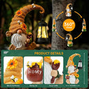 Garden Gnome Statue with Solar Lights – Large Outdoor Sculptures for Patio, Lawn, Yard – Ideal Gifts for Moms, Women, Grandma, Mothers Day, Birthdays, – Funny Double Gnomes Decoration for Housewarming by GreenHaven Gardens