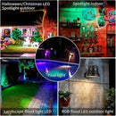 Smart Outdoor Lights,15w Halloween Lights with US Plug,12V APP Control Spotlight with Waterproof,Dimmable Spot Lights with Timer（NO Remote） by GreenHaven Gardens