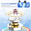 Mini Karaoke Machine for Kids Adults, Kids Toys Portable Karaoke Microphone Singing Speaker, Karaoke Player with 2 Wireless Mic, Birthday Gifts for Girls Ages 4, 5, 6, 7, 8, 9, 10, 12+ Years Old(Blue) by TinyTreasures Baby Boutique