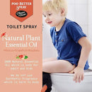 Clean-n-Fresh Toilet Spray 6.8 Oz, Hibiscus Scent, Bathroom Odor Deodorizer, A Great Air Freshener for Room, Home, Travel Size, Up to 400+ Uses, 2 Pack by CozyNest Decor