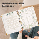 Pregnancy Journal for First Time Moms Gifts - 90 Pages Hardcover Pregnancy Memory Book, Beautiful & Cute Baby Book Keepsake, Ultrasound Baby Scrapbook, Mom To Be Gift (Alpine) by TinyTreasures Baby Boutique