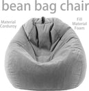Bean Bag Chairs for Kids Chair Round Sofa Memory Foam Filling Reading Gaming Sofa for Living Room Bedroom by TinyTreasures Baby Boutique