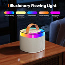YLL Karaoke Machine for Adults Kids, Portable Bluetooth Karokee Speaker with 2 Wireless Microphones,Singing Karaoke Machine Built-in LED Lights for Birthday Gifts, Family Home Party(Beige) by TinyTreasures Baby Boutique