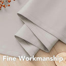 H.VERSAILTEX Premium Blackout Thermal Insulated Room Darkening Curtains for Bedroom/Living Room - Classic Grommet Top (2 Panels, Stone, 52 Inch by 63 Inch) by CozyNest Decor