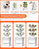 18 Plants hydroponic Growing System kit, hydroponic Tower Indoor Garden, 10-Liter Large-Capacity Water Tank Circulation, soilless Planting Vegetables and Fruits,Suitable for Indoor and Outdoor by GreenHaven Gardens