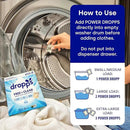 Dropps Free + Clear Biobased Power Laundry Detergent Pods, Unscented (64 Count) - HE Compatible Laundry Pods for Fresh Clothes - Laundry Soap Supplies & Recyclable Paperboard Packaging by CozyNest Decor
