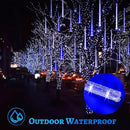 KNONEW Meteor Shower Lights 15 Inch 24 Tubes 672 LED Christmas String Plug-in Outdoor Waterproof Falling Rain for Wedding Party Garden Holiday Tree Decorations (Blue) by GreenHaven Gardens
