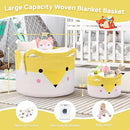 Large Baby Basket Toy Storage 3 Pack, (20"x13.8") Woven Baby Laundry Basket Blanket Basket, Stuffed Animal Storage, Baby Gift Basket Empty, Toy Basket for Kids, Dog, Cat. by TinyTreasures Baby Boutique